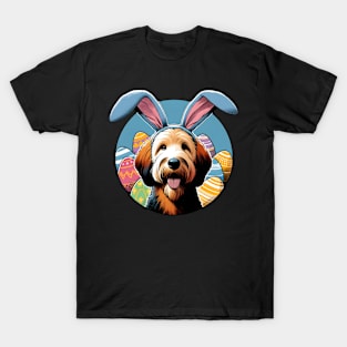 Otterhound's Easter Delight with Bunny Ears and Eggs T-Shirt